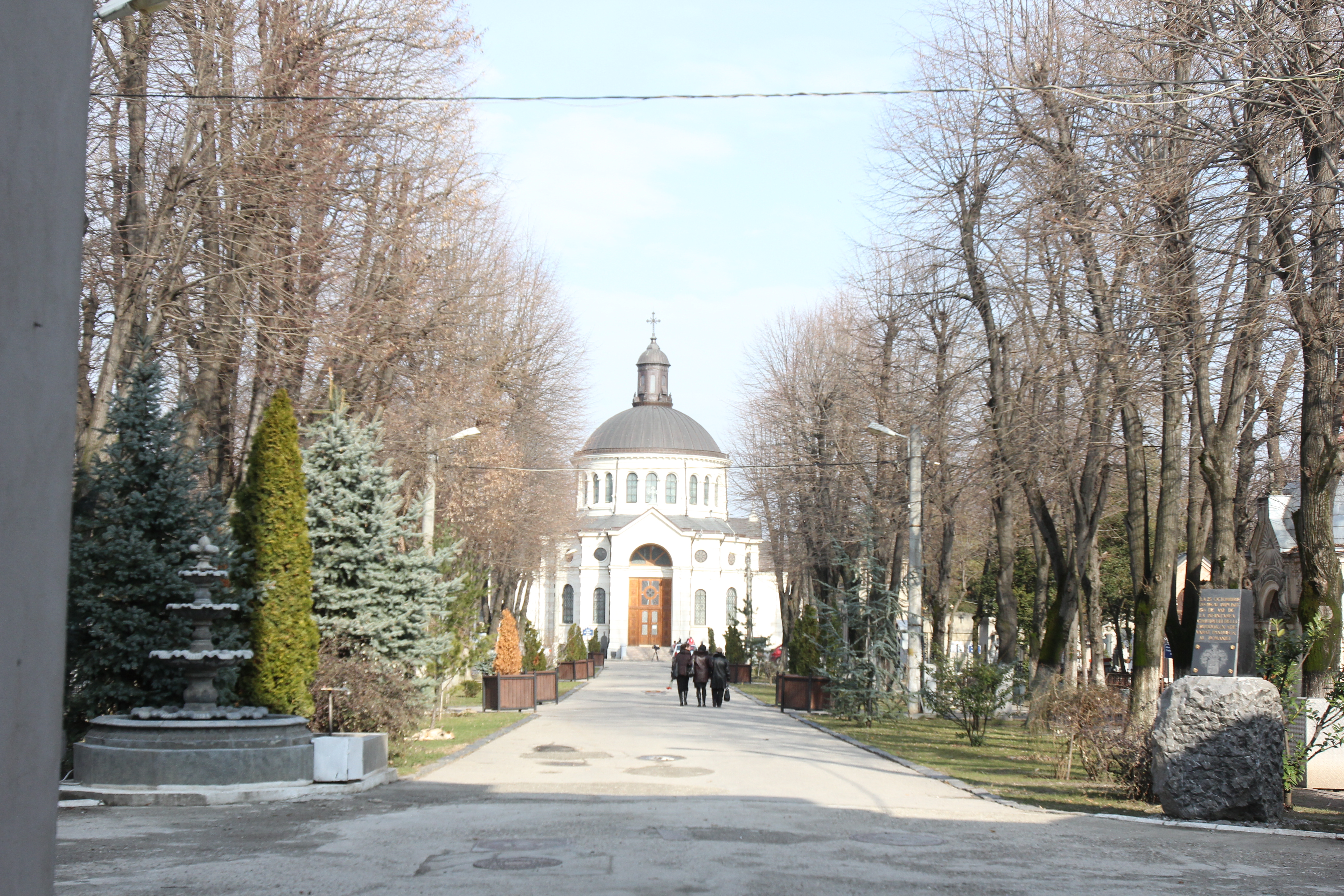 Cateva dintre rudele cantaretei au mers la capela pentru a-i aduce acesteia un ultim omagiu