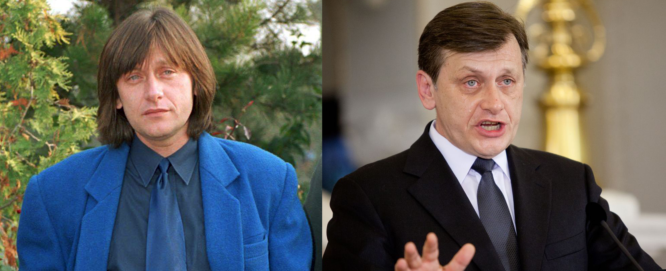 Crin Antonescu, pe vremea cand isi permitea sa poarte parul lung