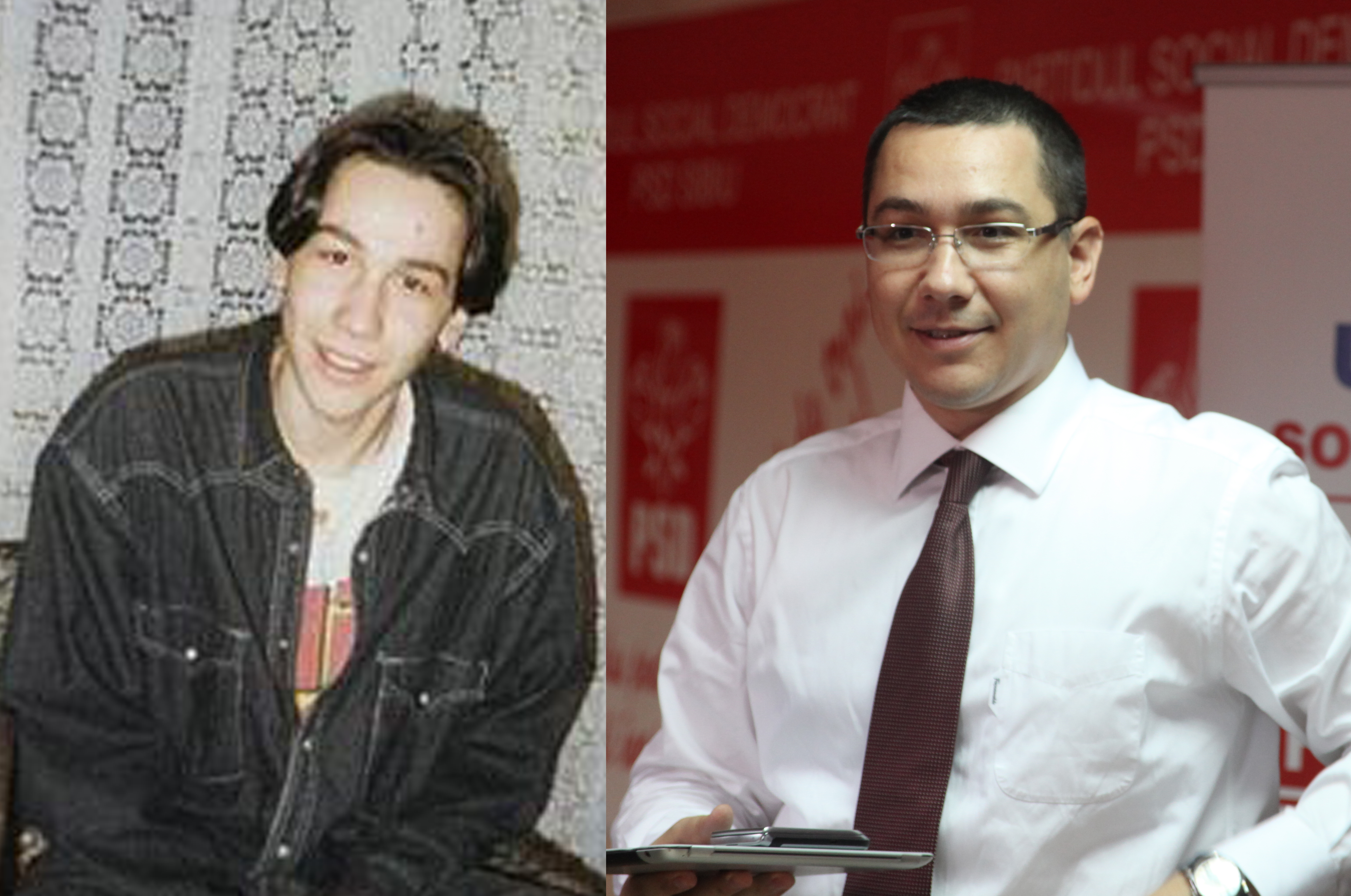 Nu-i greu sa-l recunosti pe tanarul Victor Ponta in aceasta imagine