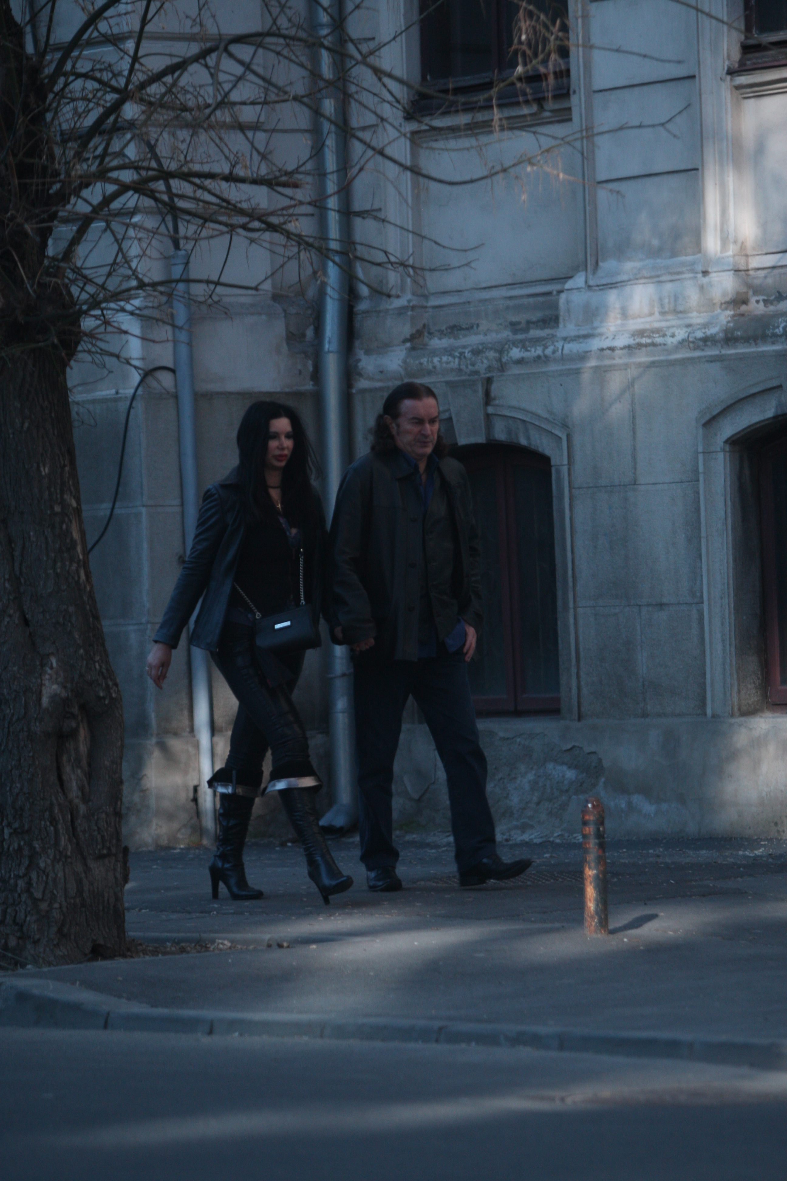 Miron Cozma si Marinela Nitu au iesit la plimbare