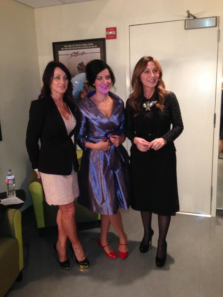 Mandrie. Nadia Comaneci, Angela Gheorghiu si Anastasia Soare au facut o poza la recitalul sustinut de soprana