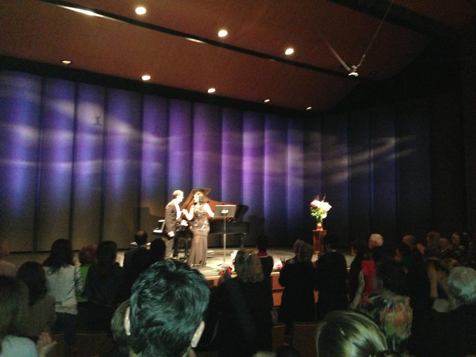 Har. Angela Gheroghiu pe scena, in timpul recitalului