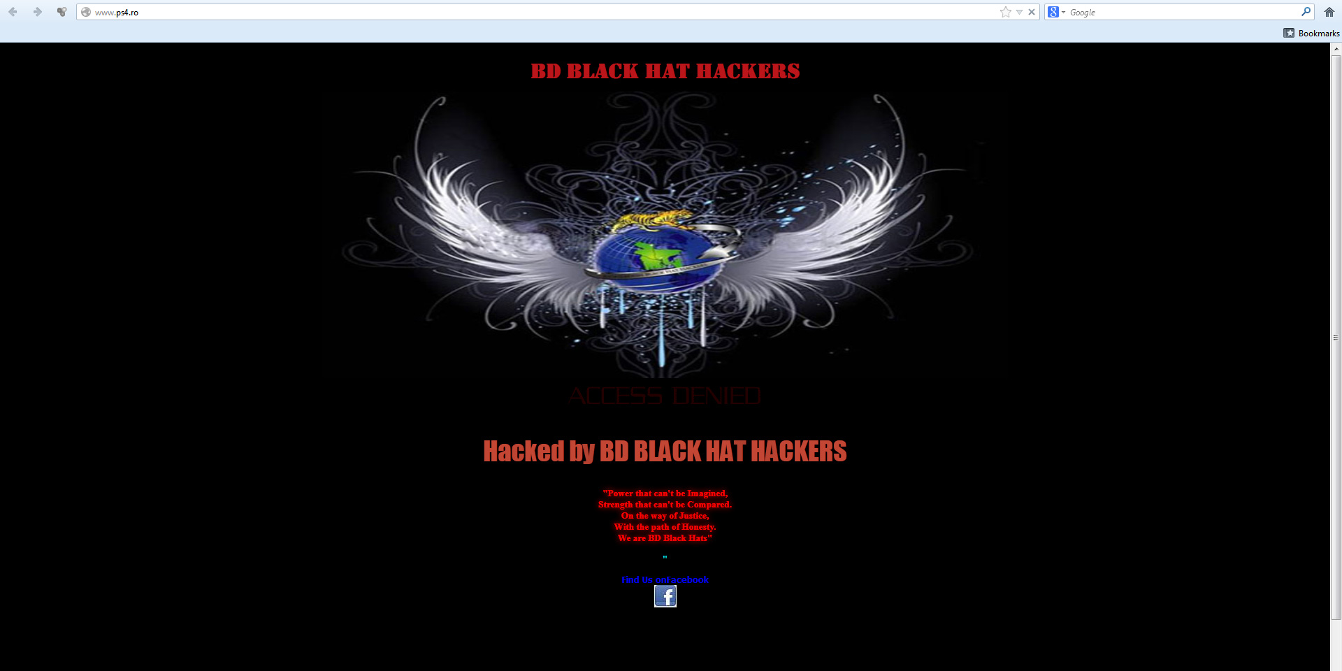 Spart. O grupare de hackeri au atacat serverul care gazduieste site-ul primariei sector 4