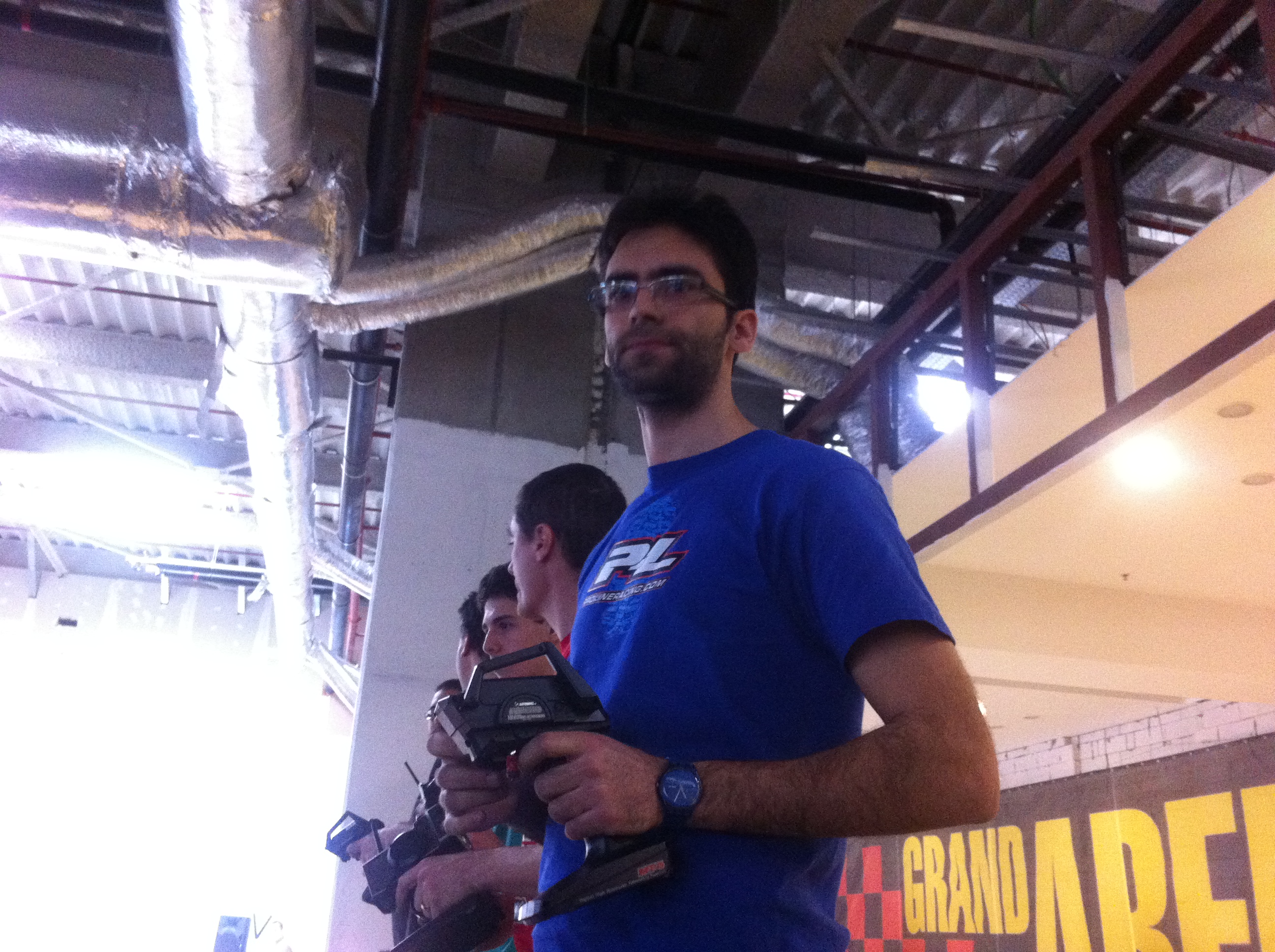 Start. Bogdan Ionescu in timpul unei manse