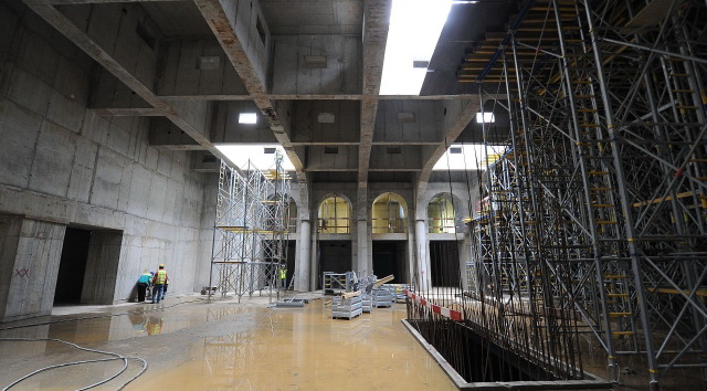 Lucrarile sunt in toi la Catedrala Neamului (sursa foto basilica.ro)