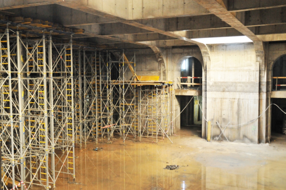 Catedrala va rezista la cutremure de peste opt grade Richter (sursa foto basilica.ro)