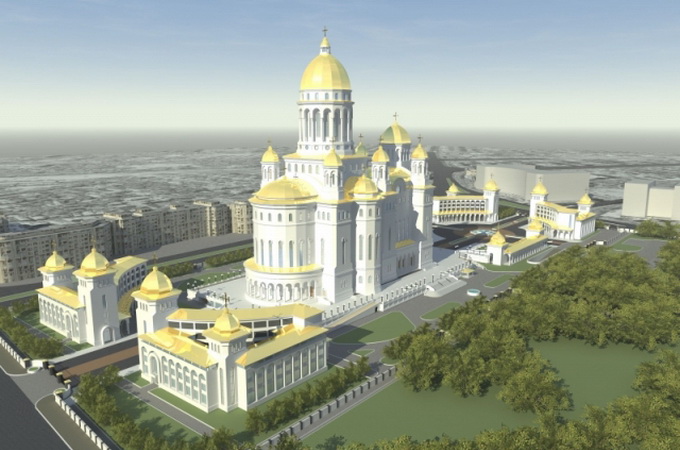 Asa va arata lacasul de cult dupa ce va fi finalizat (sursa foto basilica.ro)