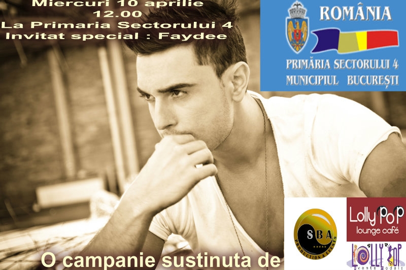 Faydee canta la sala de consiliu a primariei sectorului 4