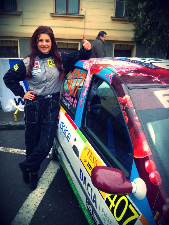 Denisa are sperante mari la acest raliu
