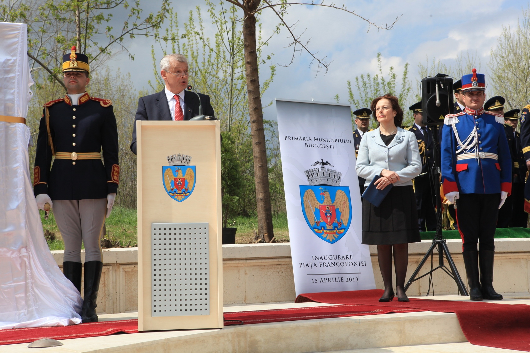 Piata Francofoniei este singura de acest gen din Europa