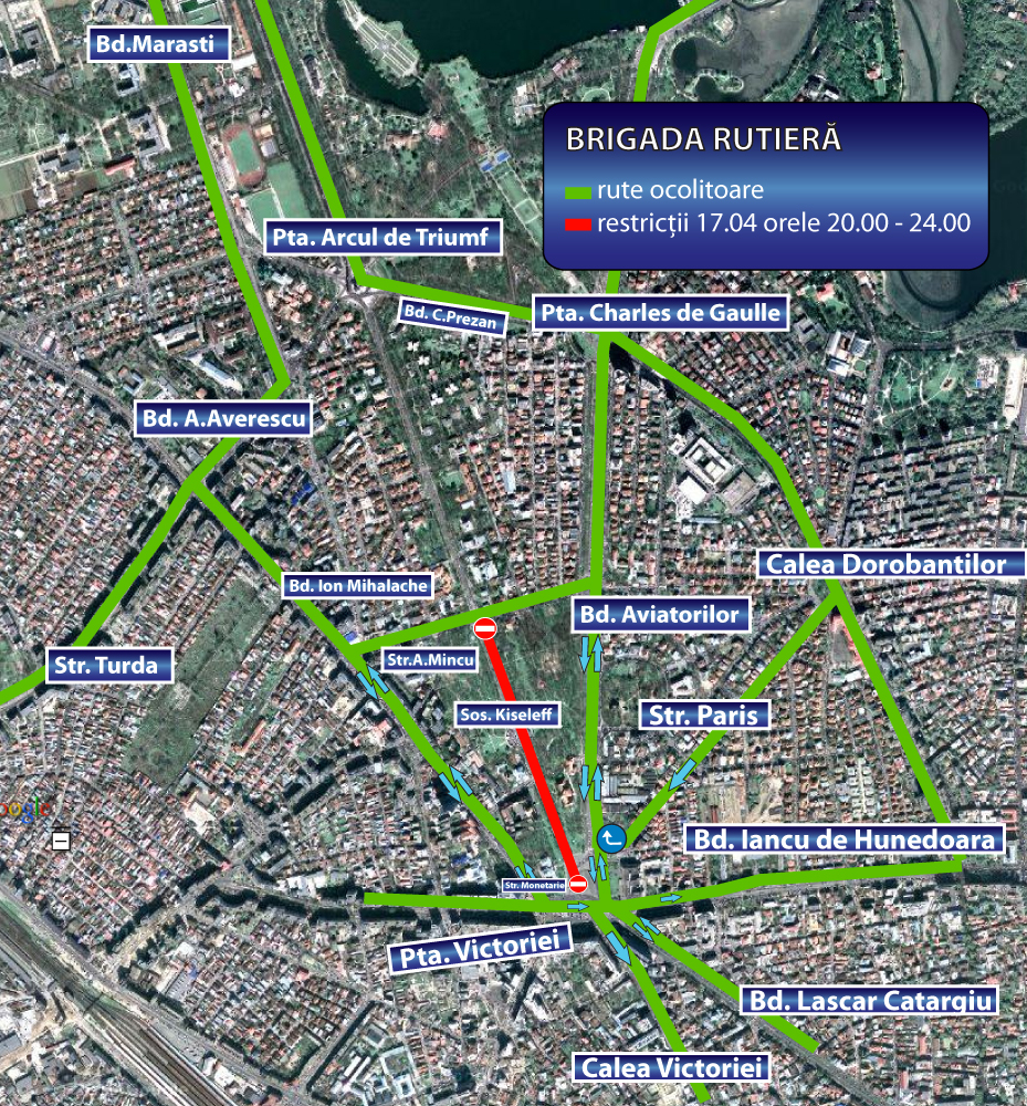 Vezi unde se restrictioneaza tarficul in Bucuresti