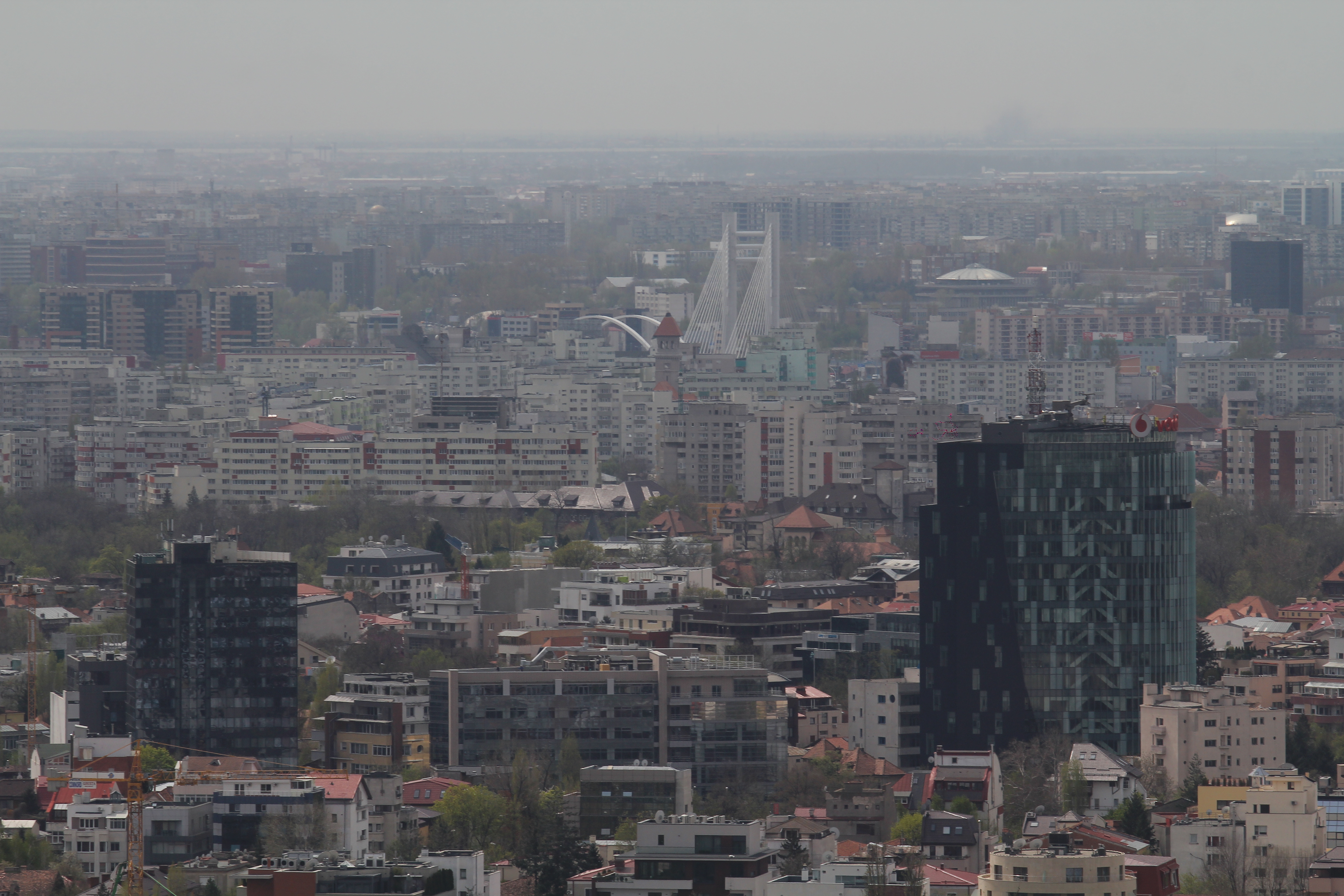 Pasajul Basarab vazut de la mare altitudine