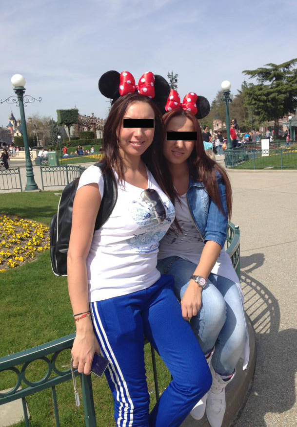 Fiica lui Ion Balint (dreapta) a mers si la Disneyland