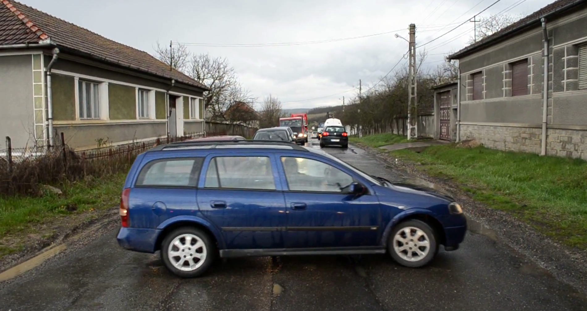 In urma cu o saptamana, mai multi soferi au blocat DN 76 in zona Beius, judetul Bihor