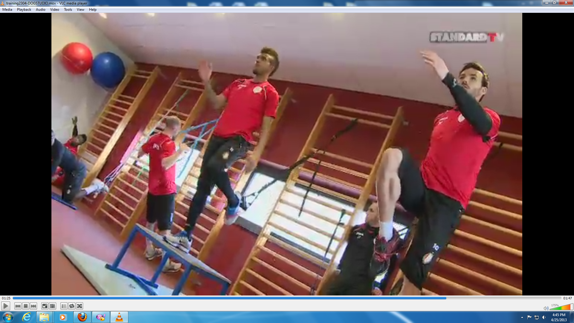 Cristea si colegii sai fac pregatire in vederea meciului pe care il vor disputa pe 28 impotriva ocupantei locului 2 in campionatul belgian