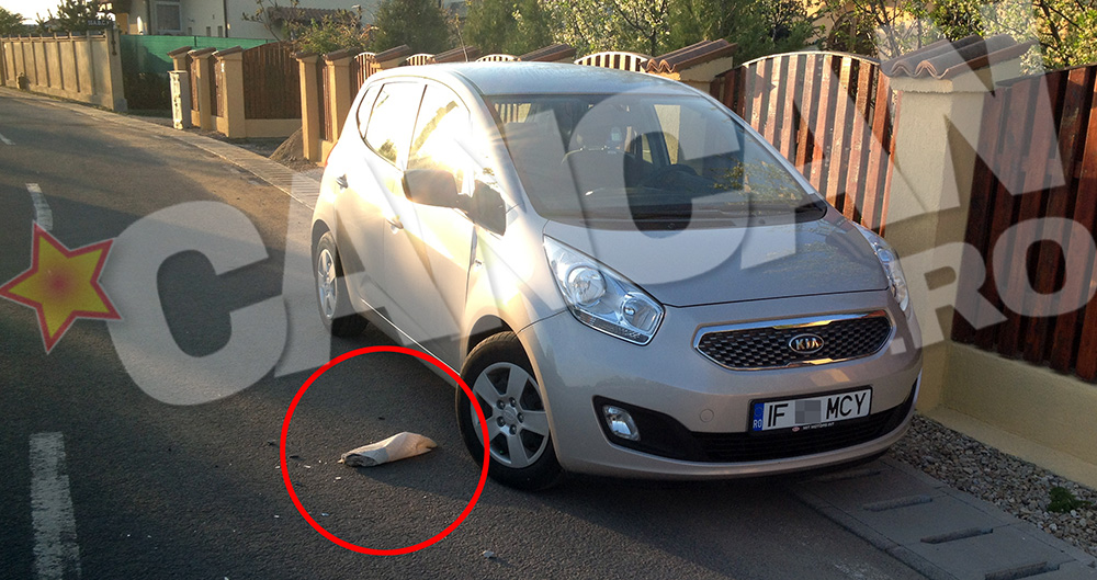 Masina care l-a evervat pe milionar a fost lovita cu o caramida invelita in hartie
