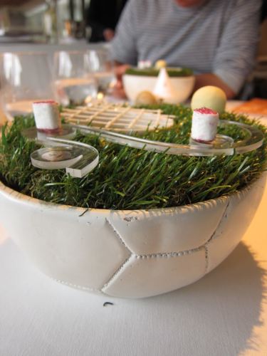 Jordi Roca, maestrul cofetar, a inventat o reteta de prajitura numita Golul lui Messi in care a vrut sa surprinda ..gustul golurilor!