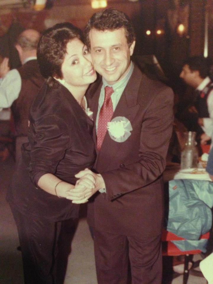 Sandu Sepcaru alaturi de sotia sa, Claudia