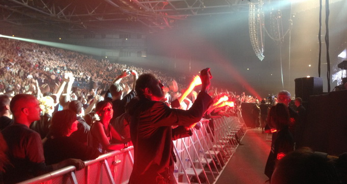 Sala a fost plina in concertul de la Nisa