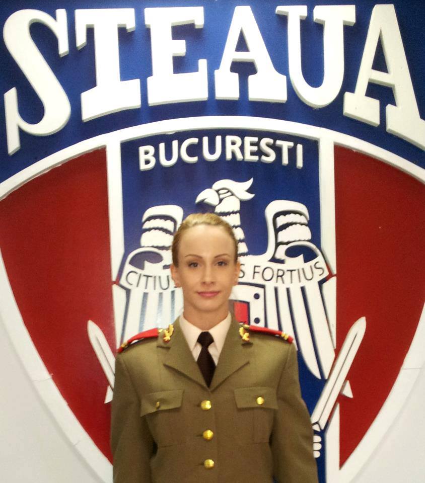 Sandra Izbasa a fost inaintata la rangul de locotenent
