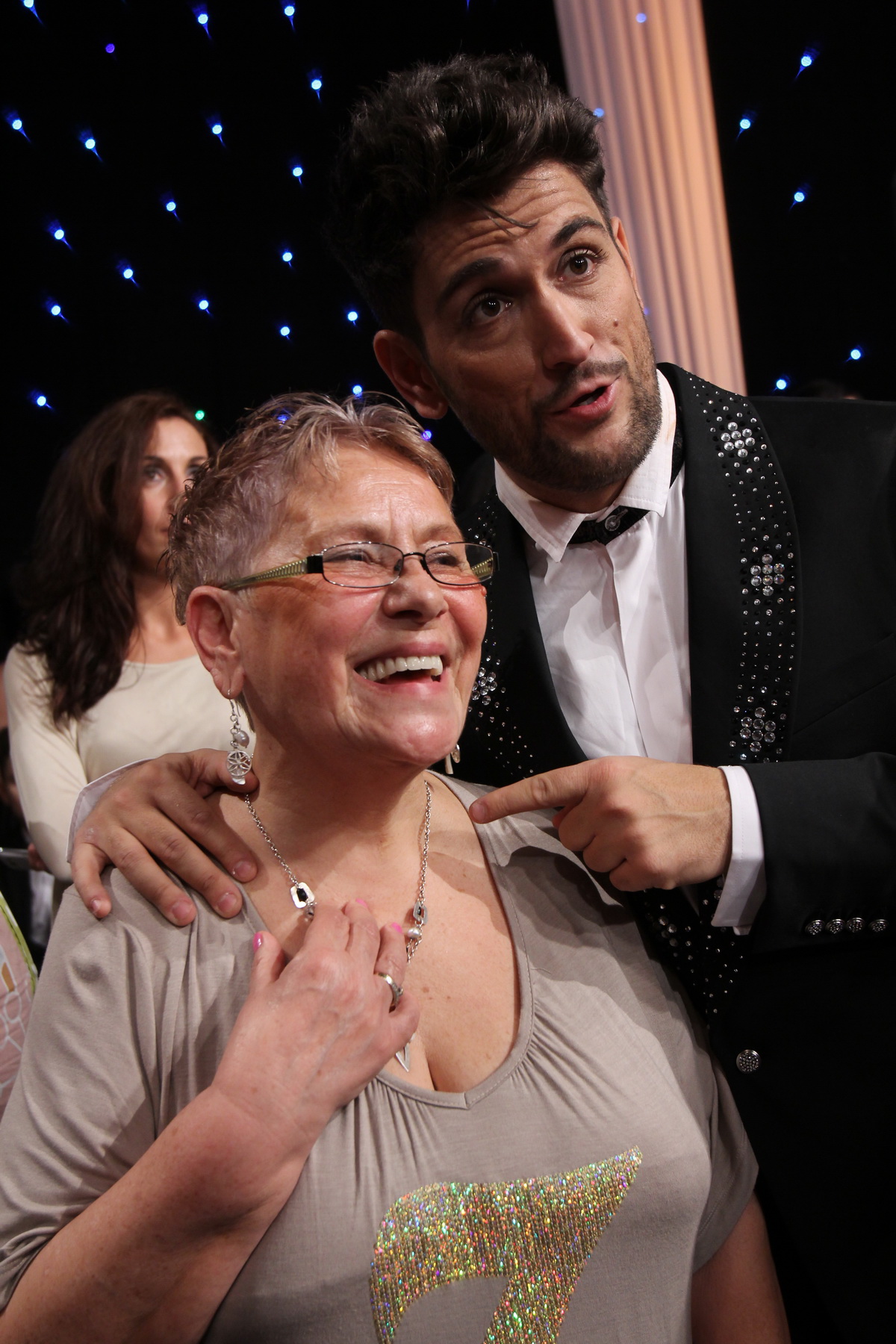 Finalistul Eurovision alaturi de mama sa