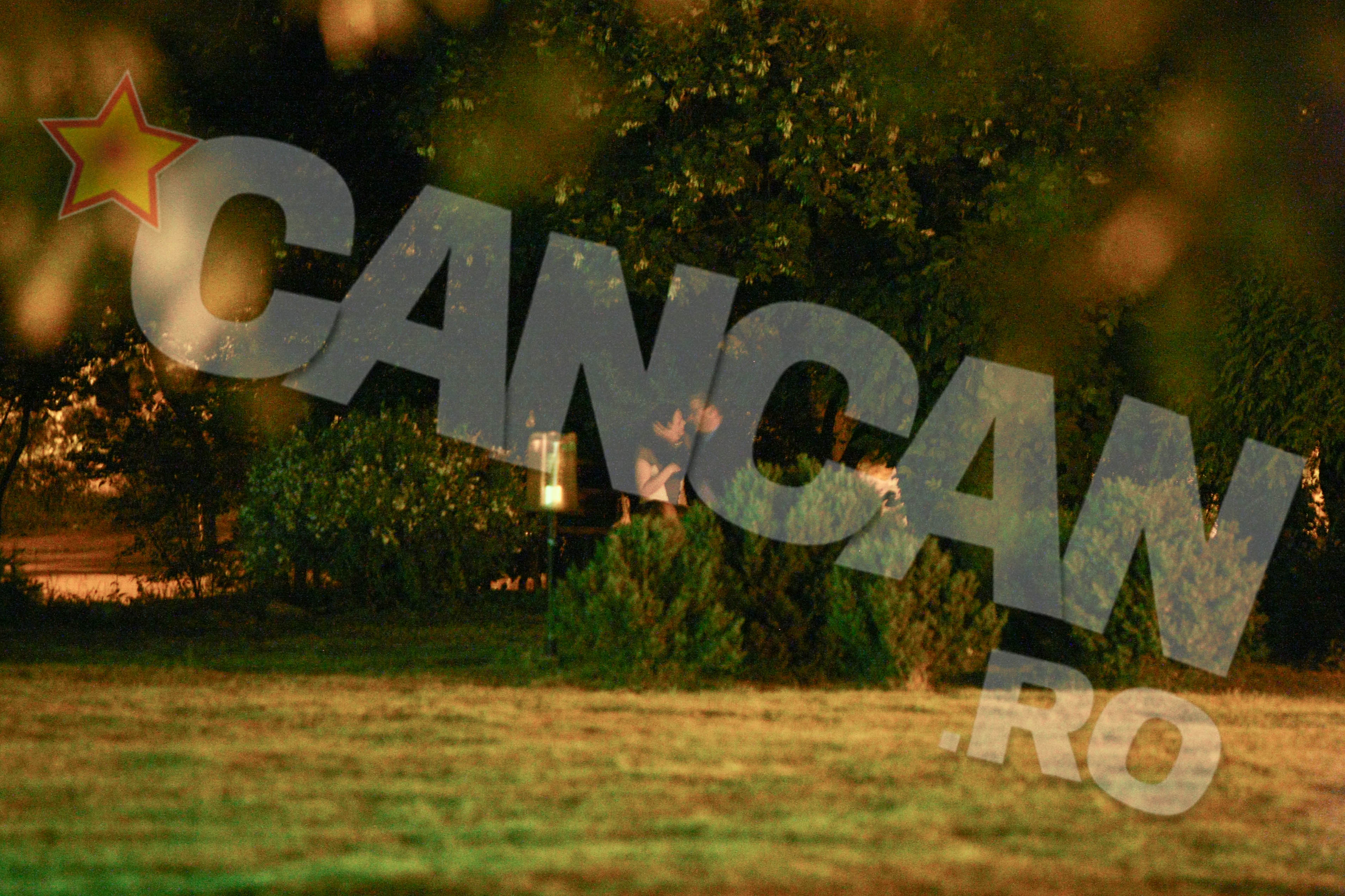 Fostul ministru de Externe si tanara misterioasa si-au dezlantuit sentimentele pe o banca din parc aflata in intuneric si mascata de tufe