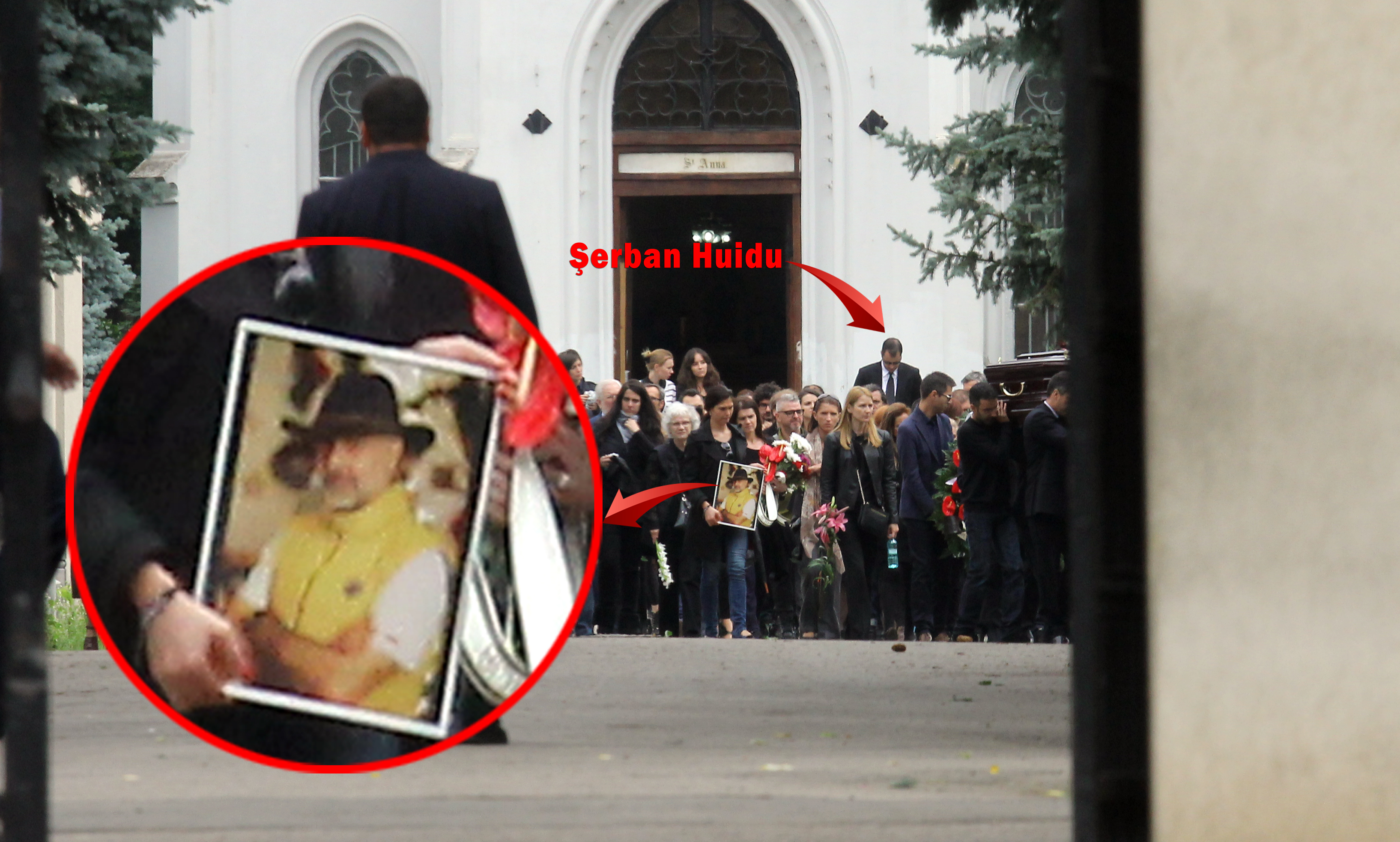 Zeci de prieteni, rude, inclusiv echipa de la Cronica Carcotasilor in frunte cu Serban Huidu, l-au condus pe ultimul drum pe regizorul Eduardo Vasquez