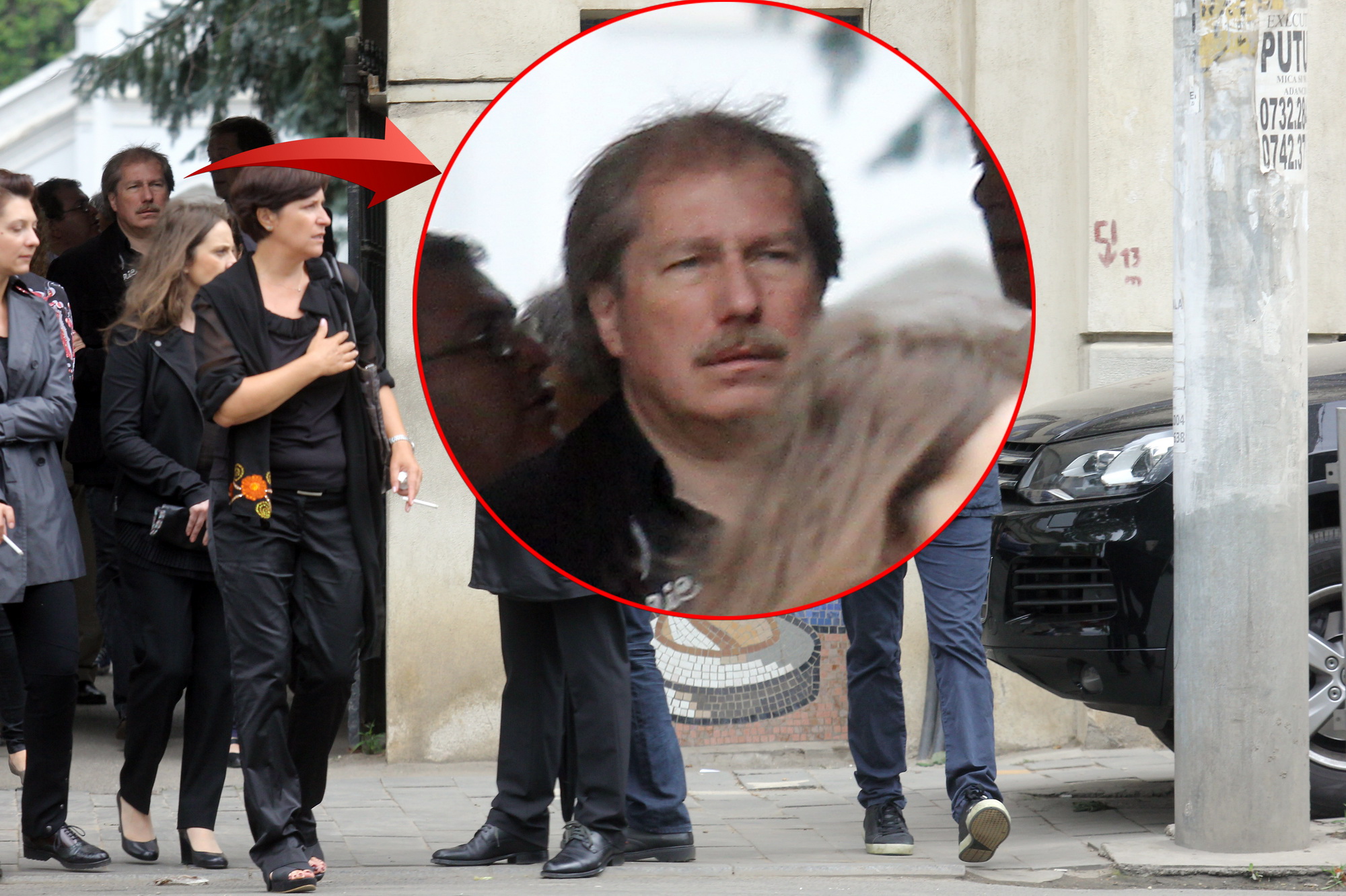 La inmormnatre au participat si membrii de la trupele Holograf si Voltaj