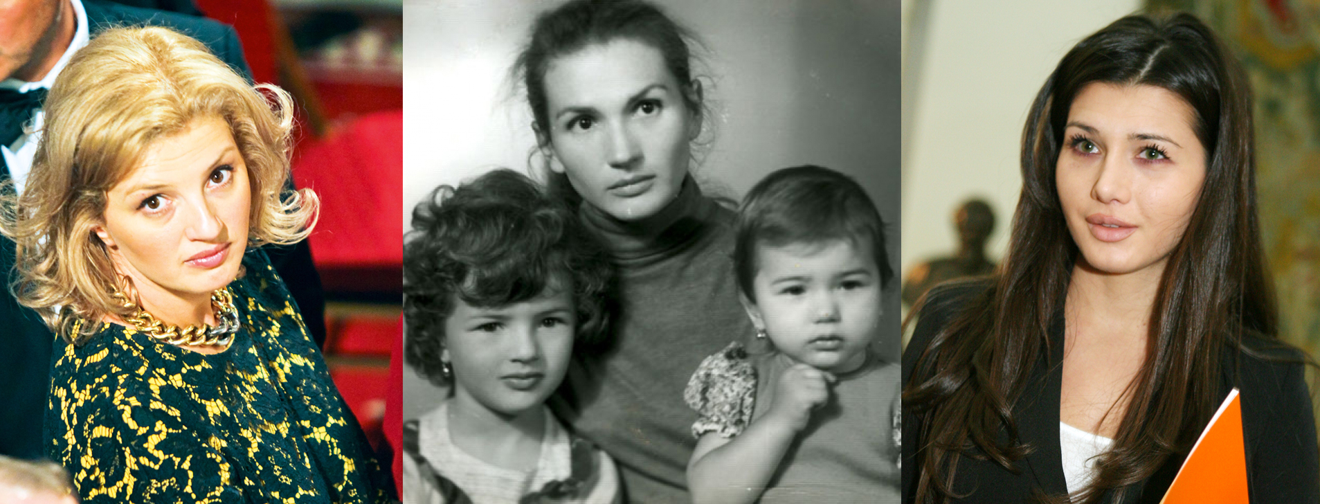 Elena Basescu alaturi de mama sa si de sora Ioana