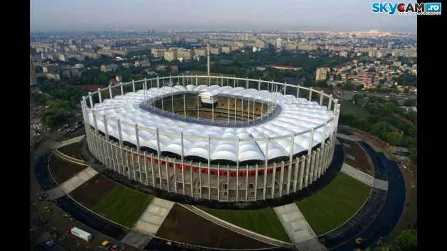 Arena Nationala vazuta de la aproapoe 150 de metri inaltime
