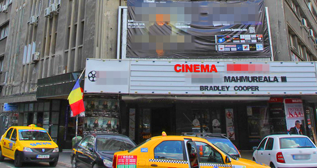 Una dintre cladirile considerate pericol public este localizata chiar pe Bulevardul Magheru