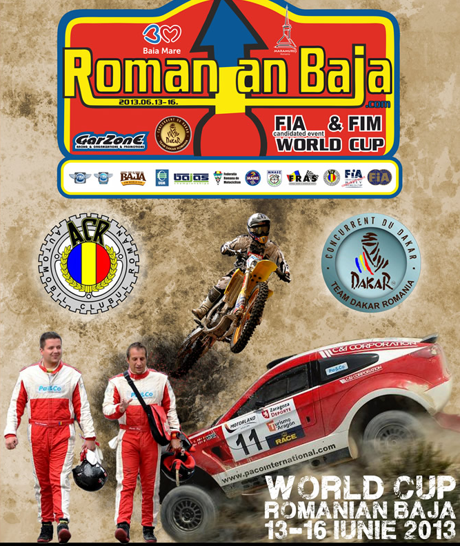 Cei mai tari sportivi din domeniul auto-moto vor fi la Baia Mare intre 13 si 16 iunie, la etapa de Cupa Mondiala
