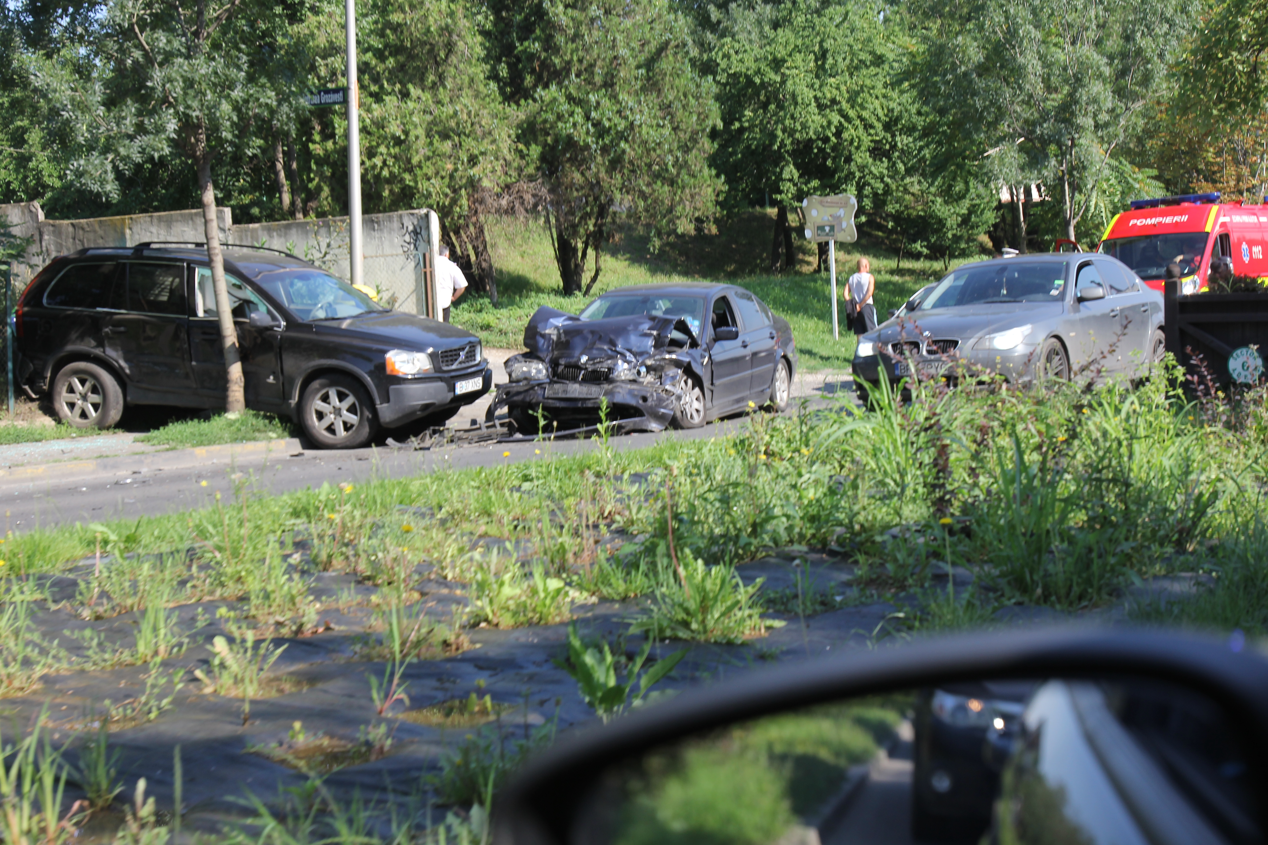 Accidentul s-a produs in zona Titulescu