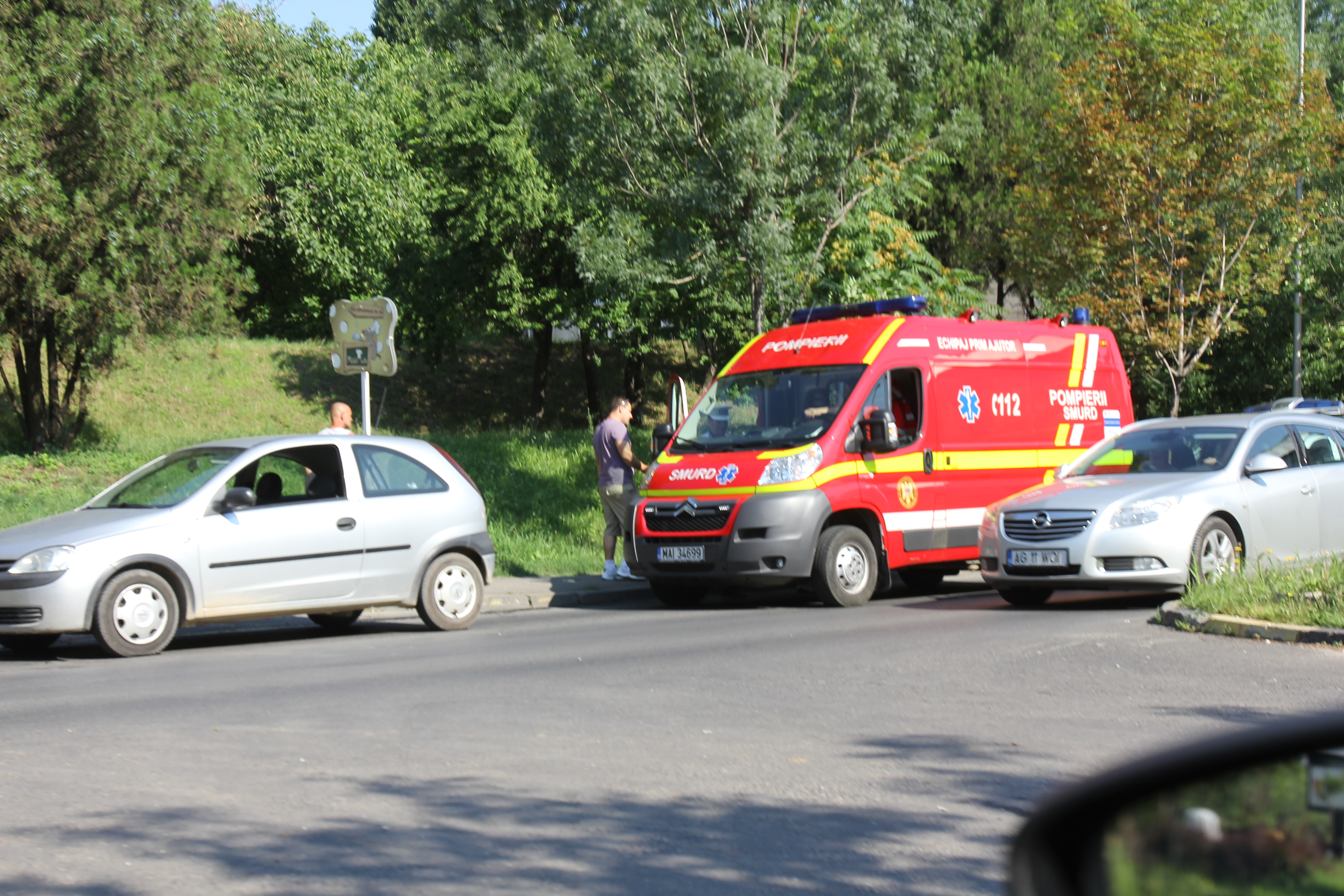 Accidentul s-a produs in zona Titulescu