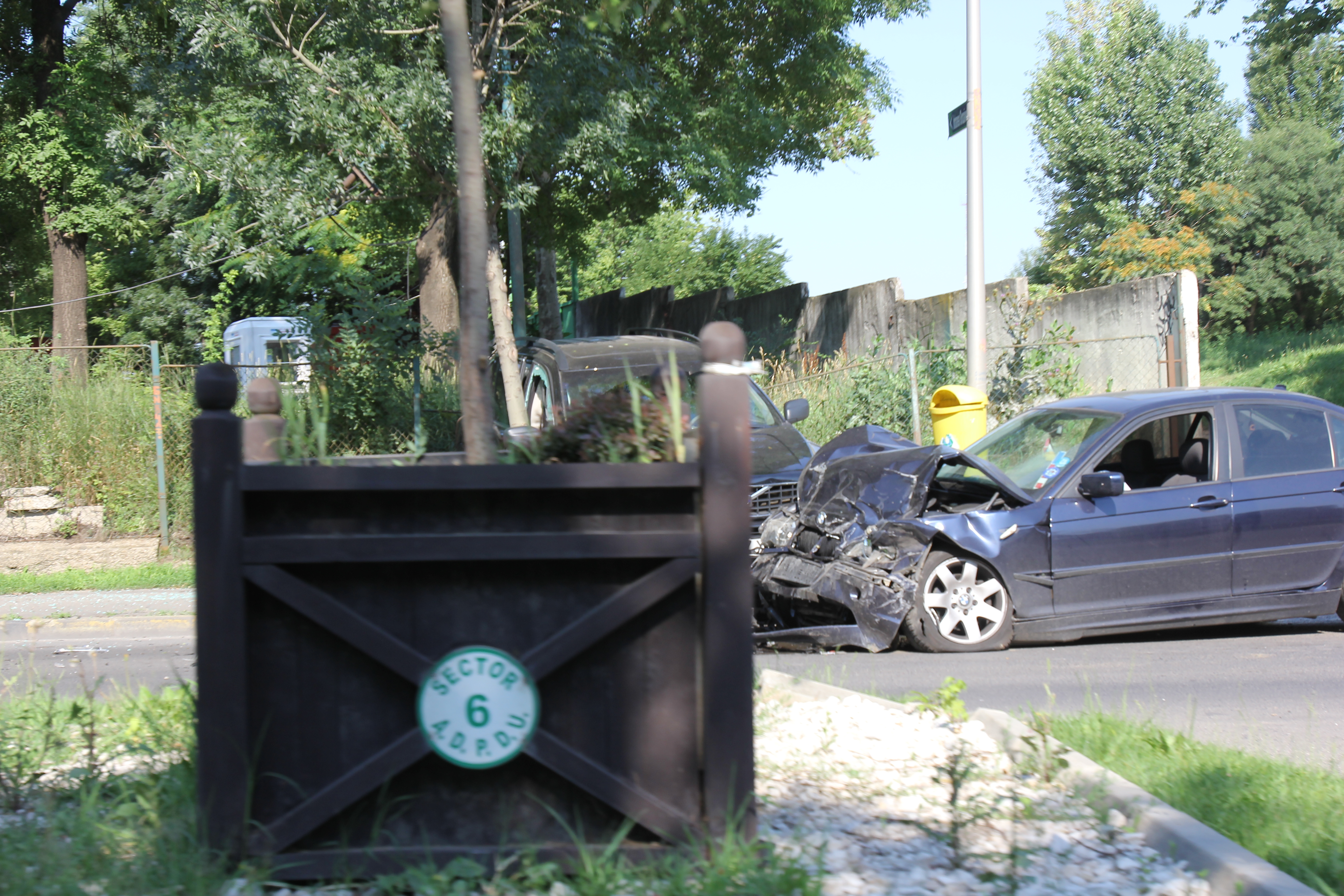 Accidentul s-a produs in zona Titulescu