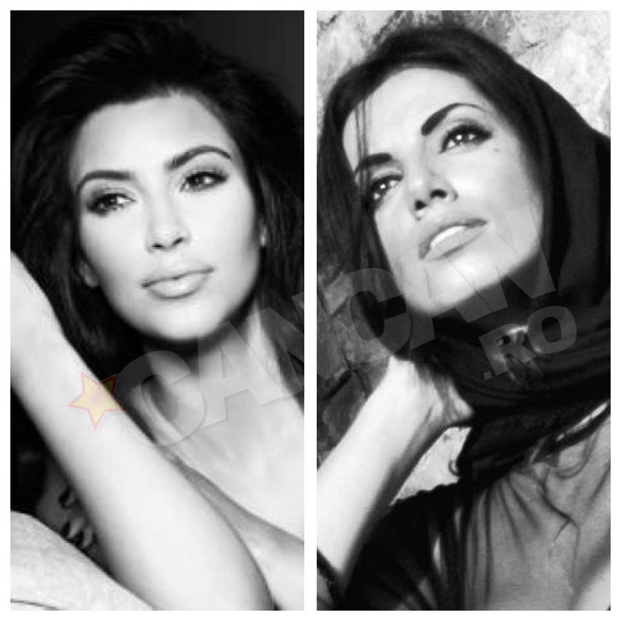 Ileana Cindrea si Kim Kardashian