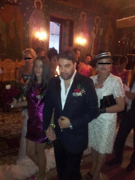Florin Salam si Bety au venit de mana la cununia religioasa