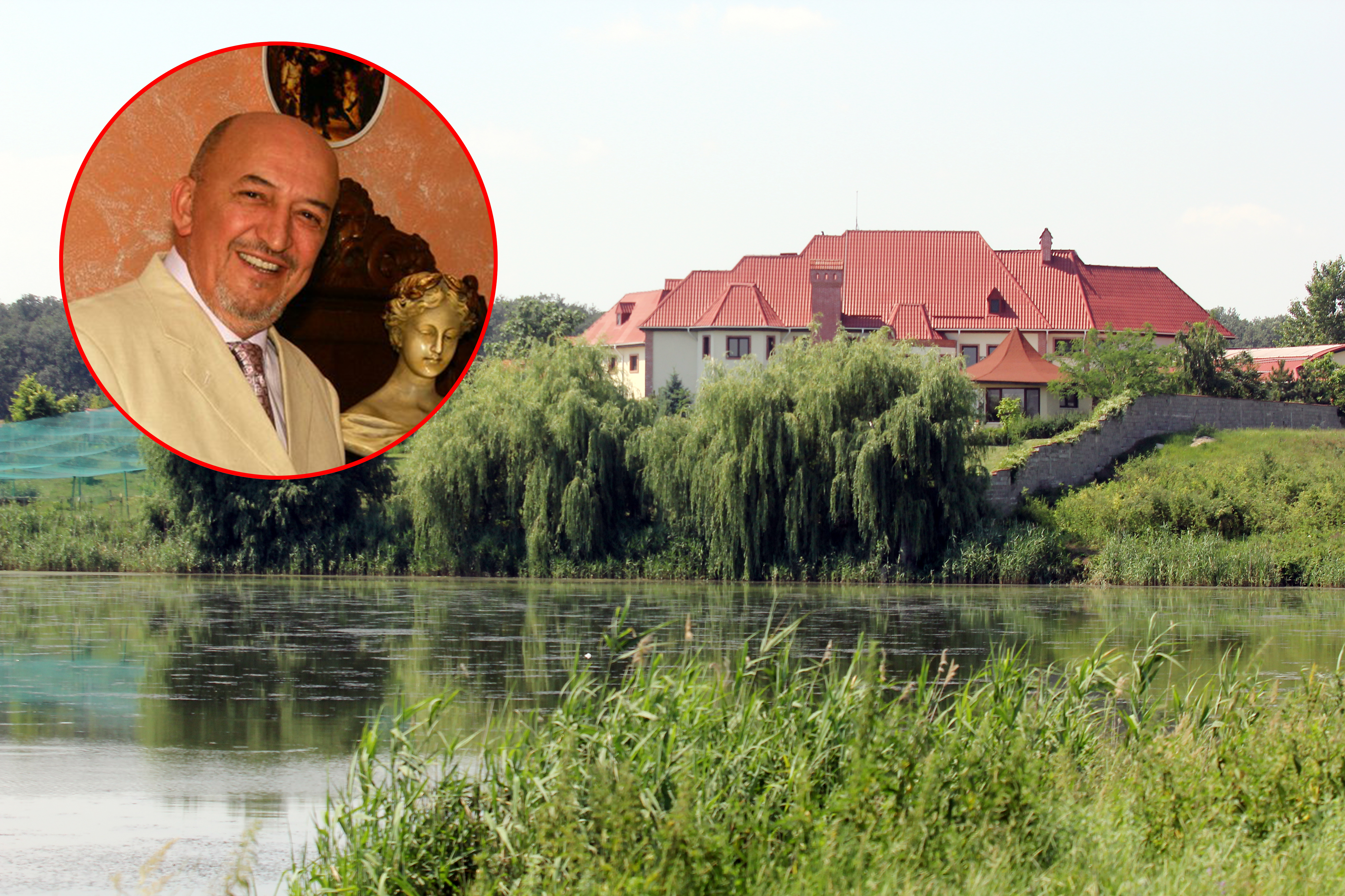 Crin Halaicu si-a construit un palat pe marginea lacului Mogosoaia