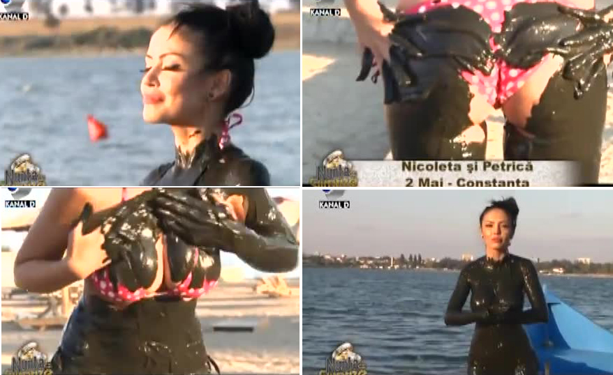 Andreea Mantea a facut senzatie la Techirghiol