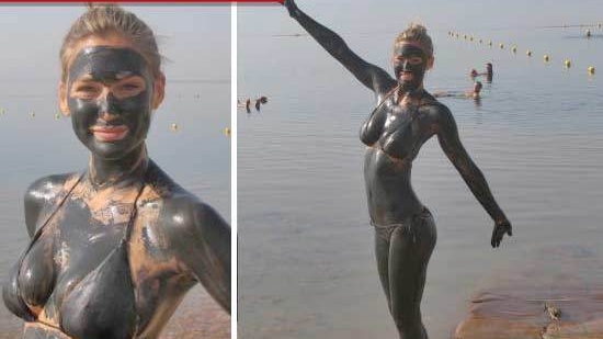 Fosta iubita a lui Di Caprio s-a tavalit si ea prin namol