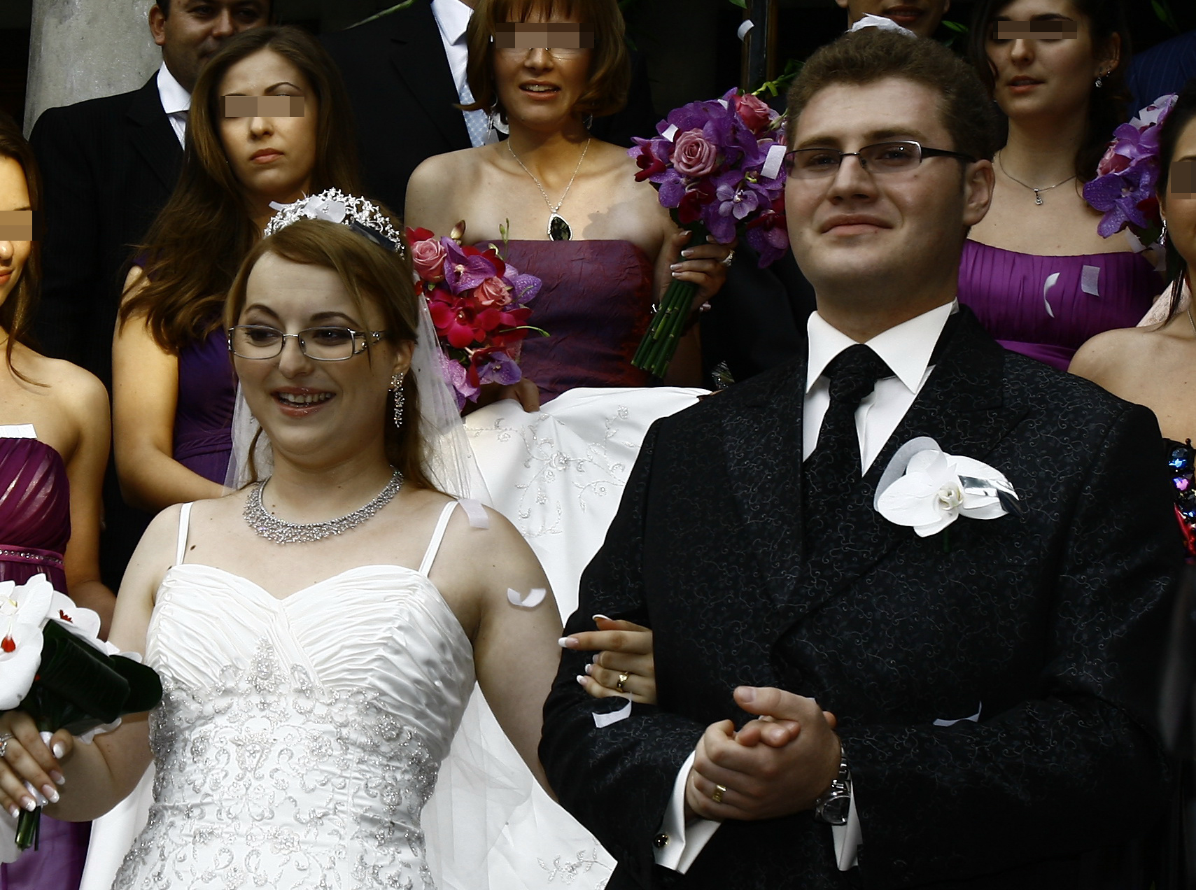 Fiica cea mare a lui Blaga, Agathe, si Ionut Rudeanu s-au casatorit religios in iunie 2011 la Biserica Sfantul Elefterie, iar petrecerea a avut loc la Domeniul Stirbey din Buftea
