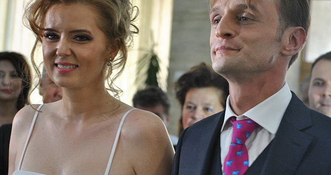 Roberta Anastase si sotul ei la cununia civila