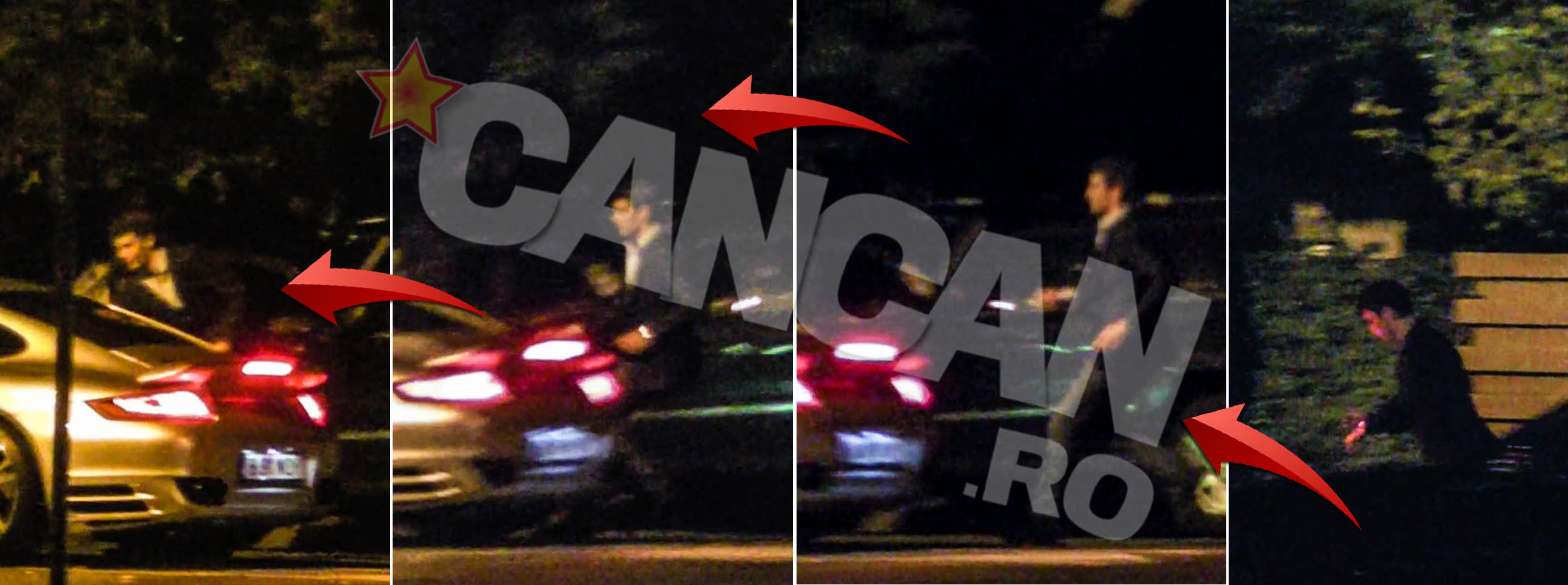 Mario Iorgulescu fuge spre o alta masina