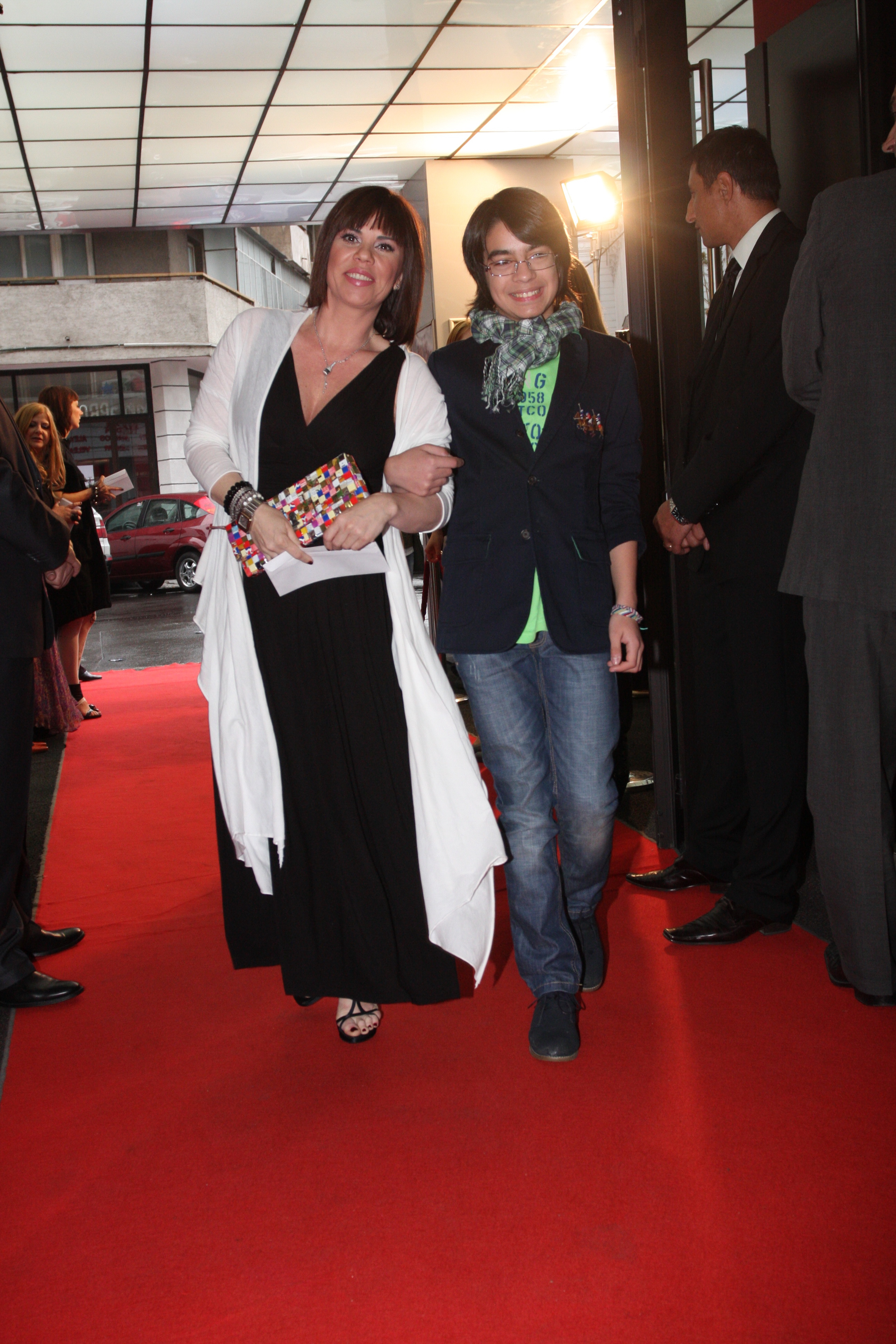 Luminita Anghel este foarte mandra de fiul ei, David