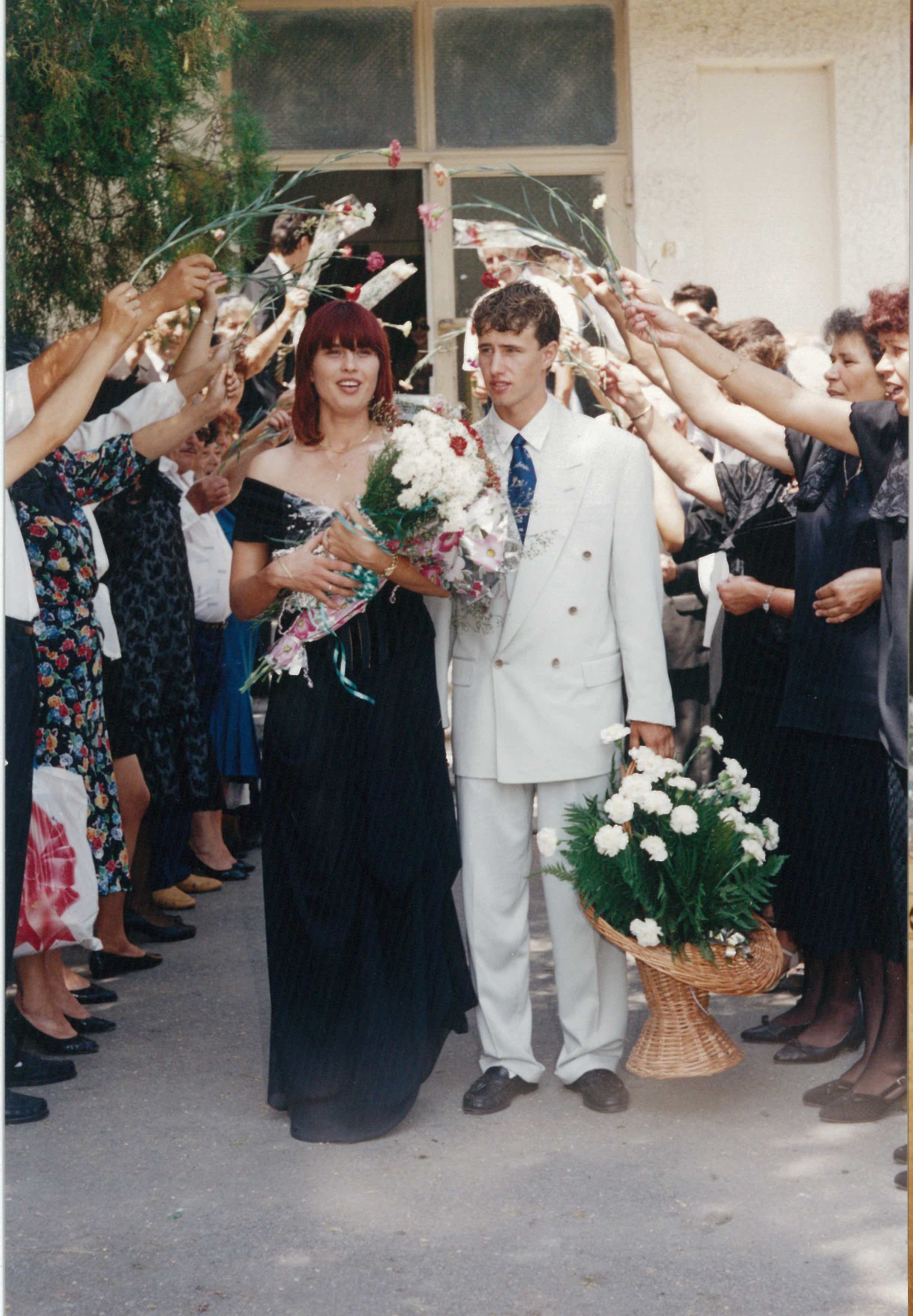 Reghe si Mariana Pfeiffer, in ziua cununiei lor