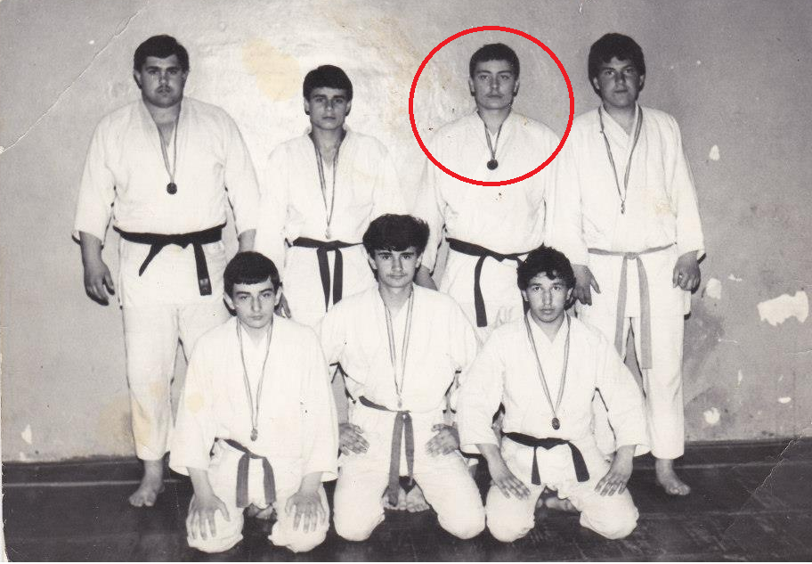 Sandu Lungu, pe vremea cand era la Scoala Sportiva din Oradea