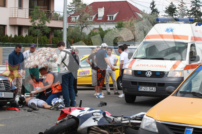 Masina lui Marica a fost implicata intr-un grav accident de circulatie