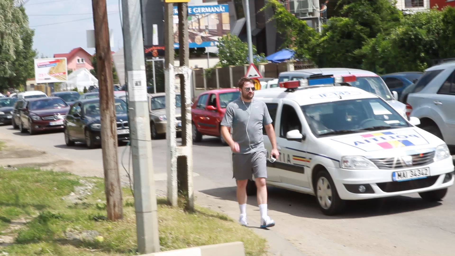 Florin Stoian, prietenul lui Marica, a venit la locul accidentului sa vada daca poate fi de folos cu ceva