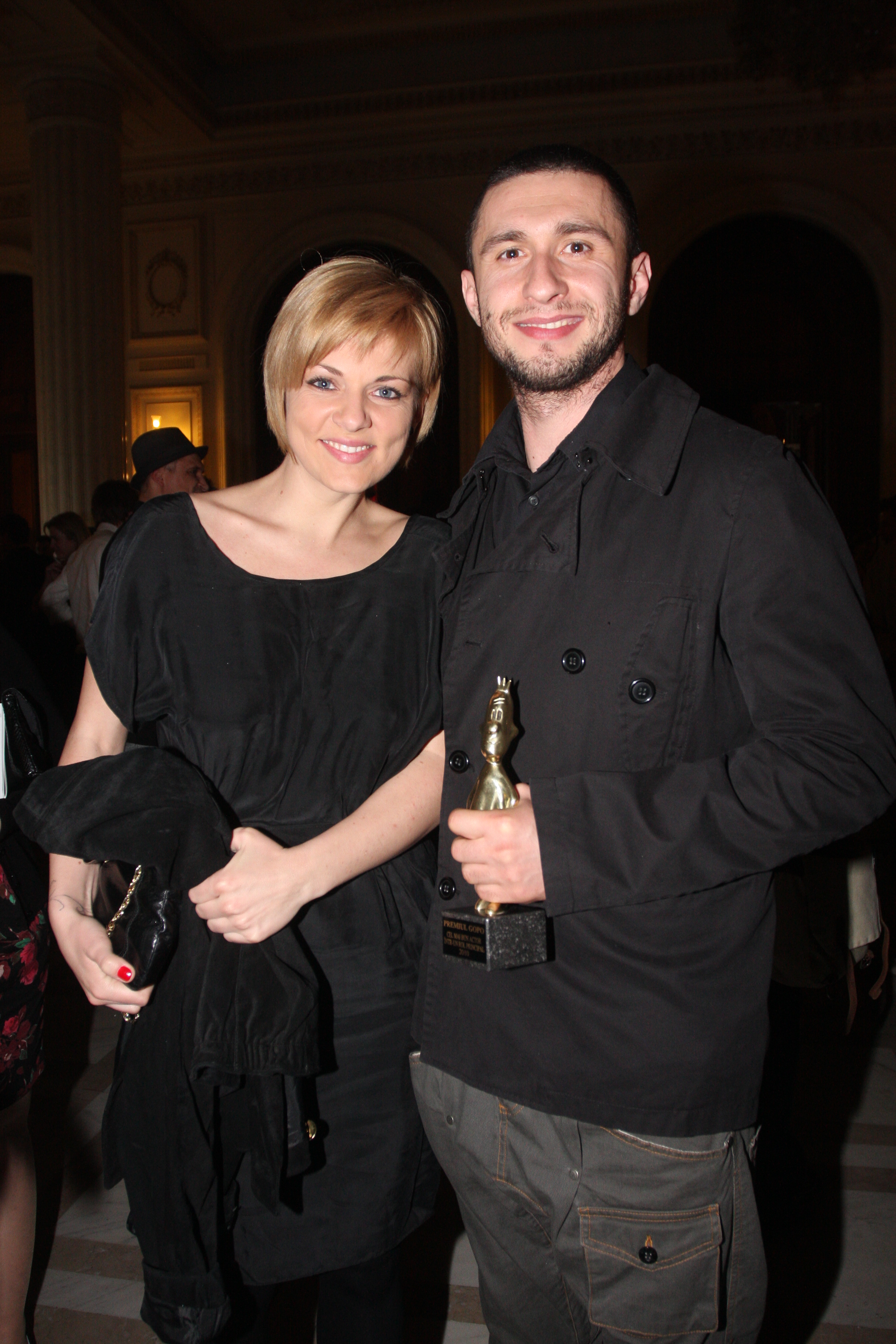 Dragos Bucur si sotia sa, Dana Nalbaru