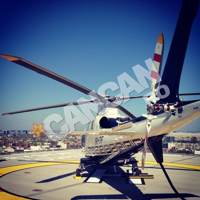 Umbrarescu are trei elicoptere, din care unu este Versace personalizat